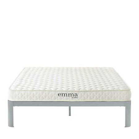 MODWAY FURNITURE 6 in. Emma Full Size Mattress, White MOD-5733-WHI